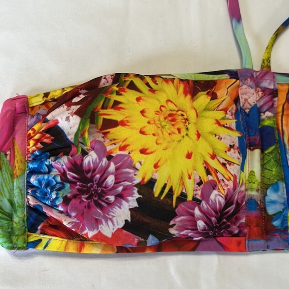 Roberto Cavalli Beachwear Bikini Fascia Bandeau Size S NWT - Picture 4 of 11